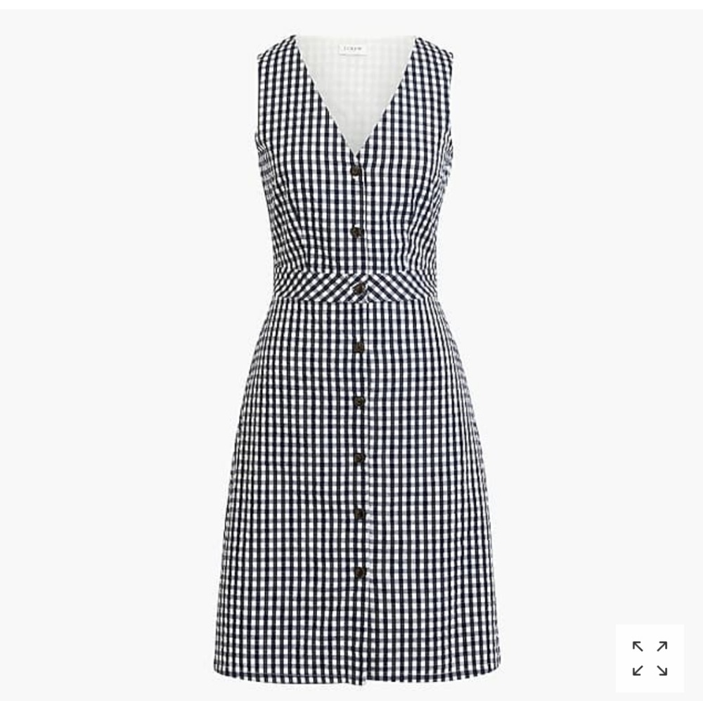 JCrew Factory Gingham Dress